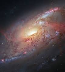 Ilustração conceitual do espaço profundo utilizada para contextualizar como a descoberta de uma galáxia espiral antiga contribui para o refinamento de teorias sobre a formação das galáxias.