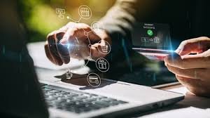 Imagem simbólica do avanço dos pagamentos eletrônicos no cotidiano, mostrando a integração entre tecnologia, sistemas financeiros e hábitos de consumo modernos.