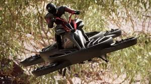 Explicação geral sobre uma moto voadora real e seu papel como demonstrador tecnológico na mobilidade aérea.