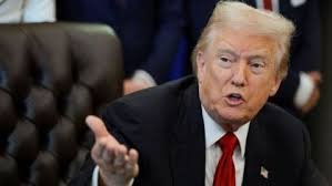 Texto explicativo sobre a interação entre Donald Trump e uma jornalista da CNN durante pergunta sobre o caso Epstein.